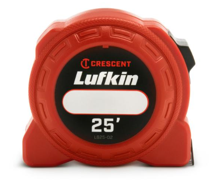 Measuring Tape 8m/26ft 1" (25mm) – Wide Blade Professional Steel Tape with High-Visibility Markings